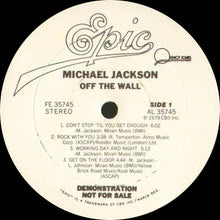 Load image into Gallery viewer, Michael Jackson : Off The Wall (LP, Album, Promo, Pit)