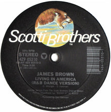 Load image into Gallery viewer, James Brown : Living In America (12" Extended Dance Mix) (12", Single, Pit)