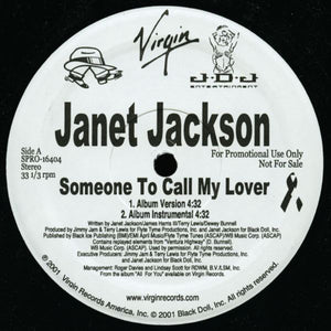 Janet Jackson : Someone To Call My Lover (2x12", Promo)