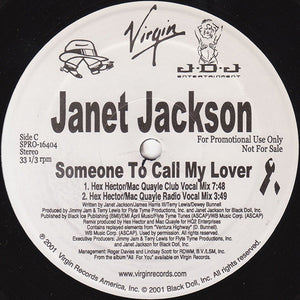 Janet Jackson : Someone To Call My Lover (2x12", Promo)