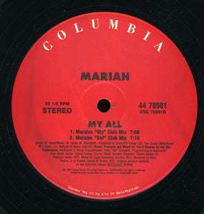 Mariah* : My All / Stay Awhile (12")