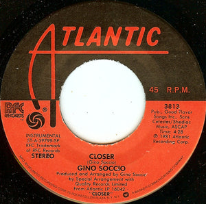 Gino Soccio : Try It Out (7", Single, SP)