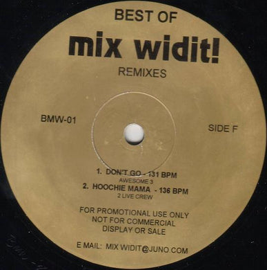 Various : Best Of Mix Widit! (Remixes) (12