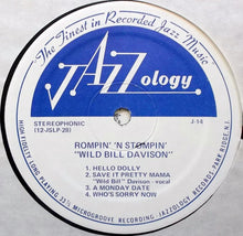 Load image into Gallery viewer, Wild Bill Davison : Rompin' 'N' Stompin' (LP, Album)