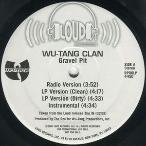 Wu-Tang Clan : Gravel Pit (12", Promo)