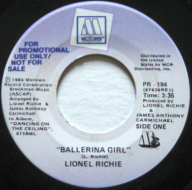 Lionel Richie :  Ballerina Girl (7