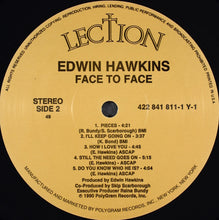 Load image into Gallery viewer, Edwin Hawkins : Face To Face (LP, Album, Spe)