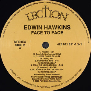 Edwin Hawkins : Face To Face (LP, Album, Spe)