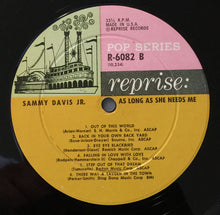 Load image into Gallery viewer, Sammy Davis Jr. : As Long As She Needs Me (LP, Album, Mono)