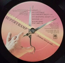 Load image into Gallery viewer, Supertramp : "...Famous Last Words..." (LP, Album, Pit)