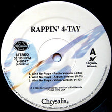 Load image into Gallery viewer, Rappin&#39; 4-Tay : Ain&#39;t No Playa Like... (12&quot;, Single)