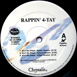 Rappin' 4-Tay : Ain't No Playa Like... (12", Single)