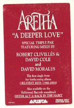 Load image into Gallery viewer, Aretha* : A Deeper Love (3x12&quot;, Single, Promo, Tri)