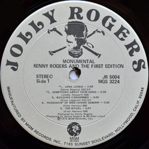 Kenny Rogers & The First Edition : Monumental (LP, Album)