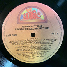 Load image into Gallery viewer, Plastic Bertrand : Grands Succès / Greatest Hits (LP, Comp)