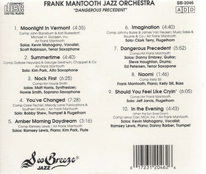 Frank Mantooth : Dangerous Precedent (CD)