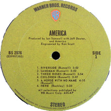 Load image into Gallery viewer, America (2) : America (LP, Album, RE)