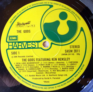 The Gods (2) : The Gods Featuring Ken Hensley (LP, Comp)