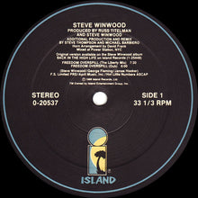 Load image into Gallery viewer, Steve Winwood : Freedom Overspill (12", Maxi, SRC)