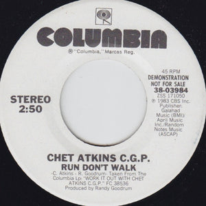 Chet Atkins : Run Don't Walk (7", Promo)