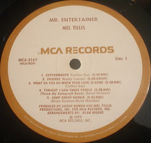 Load image into Gallery viewer, Mel Tillis : Mr. Entertainer (LP, Album, Pin)