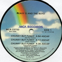 Load image into Gallery viewer, Heavy D &amp; The Boyz* : Chunky But Funky / On The Dance Floor (12", Single)