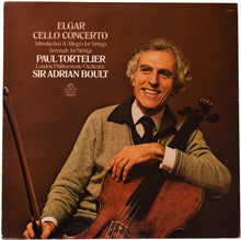 Load image into Gallery viewer, Sir Edward Elgar / Paul Tortelier, London Philharmonic Orchestra, Sir Adrian Boult : Cello Concerto / Introduction &amp; Allegro For Strings / Serenade For Strings (LP, Album)