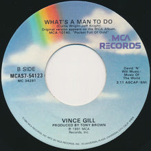 Load image into Gallery viewer, Vince Gill : Liza Jane / What&#39;s A Man To Do (7&quot;, Single)