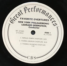 Load image into Gallery viewer, Bernstein*, New York Philharmonic : William Tell And Other Favorite Overtures - Zampa ∎ Mignon ∎ Raymond ∎ Poet And Peasant (LP, Album)