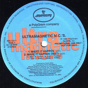 Ultramagnetic MC's : Make It Happen (12", Promo)