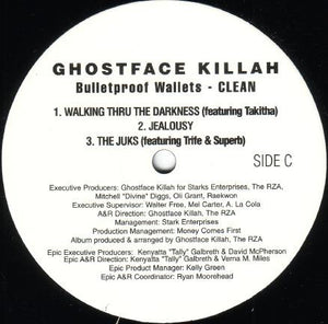 Ghostface Killah : Bulletproof Wallets (2xLP, Promo, Cle)