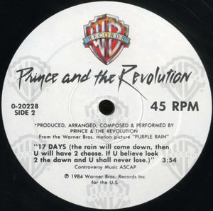 Prince And The Revolution : When Doves Cry (12", Maxi, Spe)