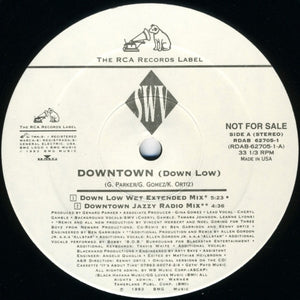 SWV : Downtown (Down Low) / Right Here (Human Nature Duet) (12", Promo)