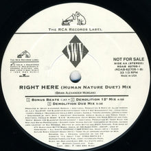 Load image into Gallery viewer, SWV : Downtown (Down Low) / Right Here (Human Nature Duet) (12&quot;, Promo)