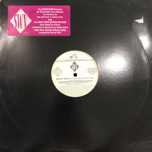 SWV : Downtown (Down Low) / Right Here (Human Nature Duet) (12", Promo)