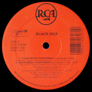 Black Box : Everybody Everybody (12", Single)