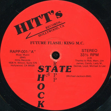 Future Flash / King M.C.* / Future M.C.'s* : State Of Shock Rapp / Erotic Rapp (12