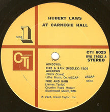 Load image into Gallery viewer, Hubert Laws : Carnegie Hall (LP, Album, Gat)