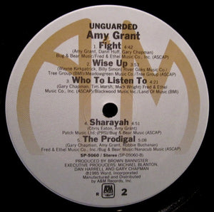 Amy Grant : Unguarded (LP, Album, Ind)