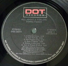 Load image into Gallery viewer, Donna Fargo : All About A Feeling (LP, Album, PRC)