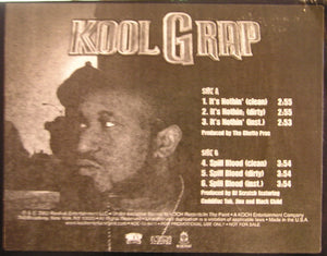 Kool G Rap : It's Nothin' / Spill Blood (12", Promo)