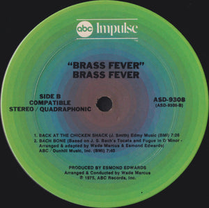 Brass Fever : Brass Fever (LP, Album, Quad, Ter)