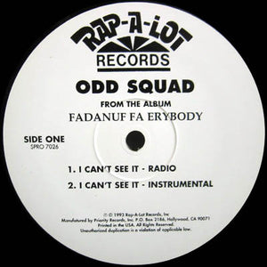 Odd Squad : I Can't See It (12", Promo)