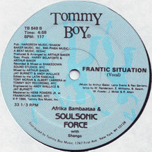 Load image into Gallery viewer, Afrika Bambaataa &amp; Soulsonic Force With Shango : Frantic Situation (12")