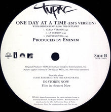 Load image into Gallery viewer, Tupac* With Eminem Featuring The Outlawz : One Day At A Time (Em's Version) (12", Promo)