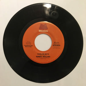 Sonny Rollins : Harlem Boys (7", Promo)