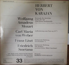 Load image into Gallery viewer, Herbert von Karajan : Mozart Weber Liszt Smetana (LP, Comp)