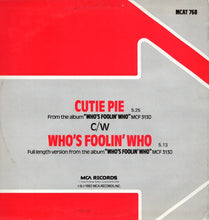 Load image into Gallery viewer, One Way Featuring Al Hudson : Cutie Pie / Who&#39;s Foolin&#39; Who (12&quot;, Single)