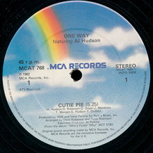 Load image into Gallery viewer, One Way Featuring Al Hudson : Cutie Pie / Who&#39;s Foolin&#39; Who (12&quot;, Single)