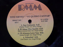 Load image into Gallery viewer, Tito Nieves : Yo Quiero Cantar (LP, Album)